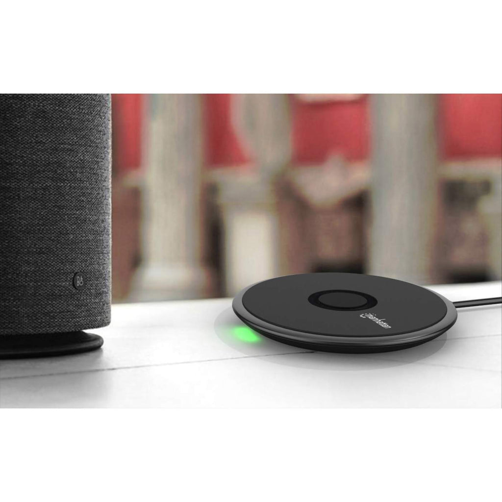 Manhattan Base de carga inalámbrica rápida - 10 W cargador de dispositivos móviles Universal USB Si Si