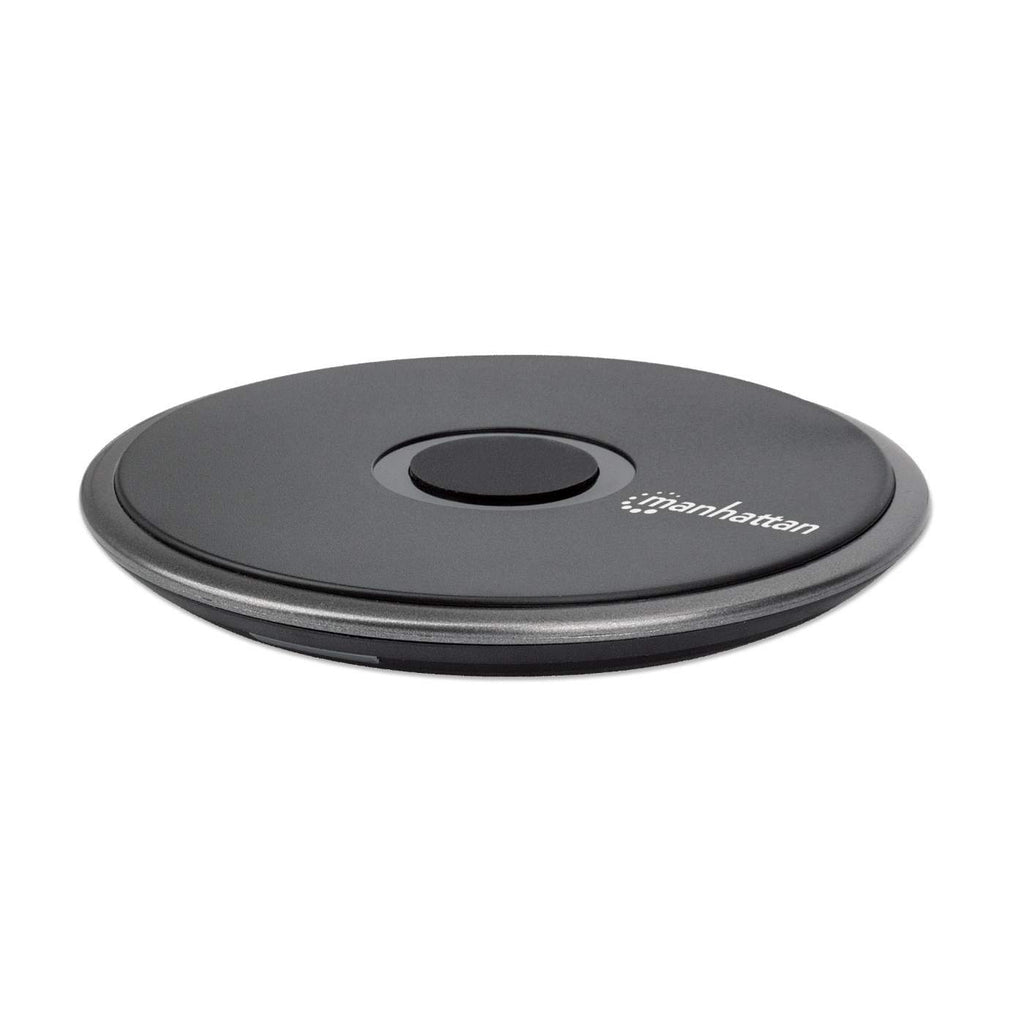 Manhattan Base de carga inalámbrica rápida - 10 W cargador de dispositivos móviles Universal USB Si Si
