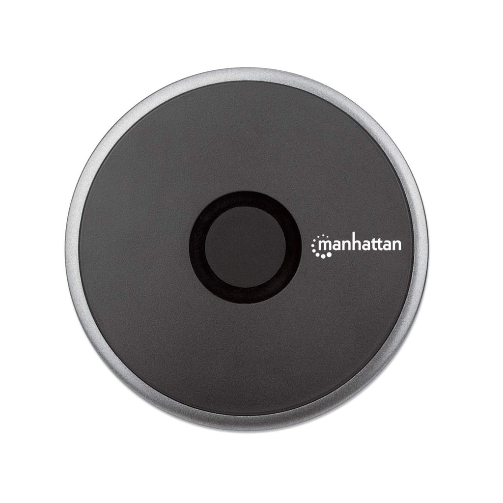 Manhattan Base de carga inalámbrica rápida - 10 W cargador de dispositivos móviles Universal USB Si Si