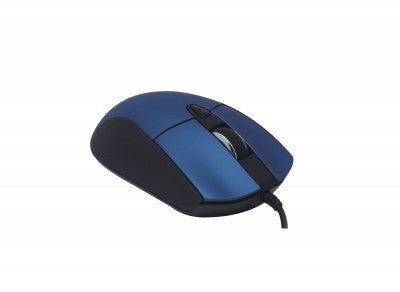Naceb Technology NA-0115A ratón Oficina Ambidiestro USB tipo A Óptico 2400 DPI, Azul