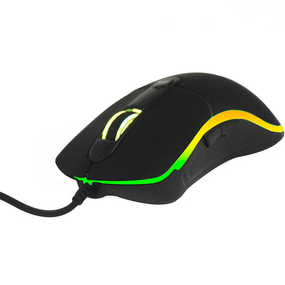 Naceb Technology NA-0933 ratón Juego Diestro USB tipo A 3200 DPI, Negro