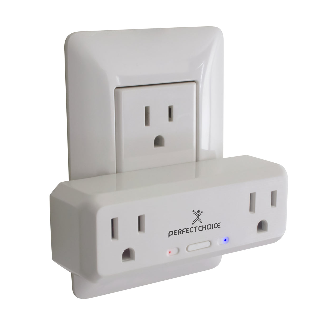 Perfect Choice PC-108177 enchufe inteligente Hogar Blanco, Interior, Inalámbrico, 2400 MHz
