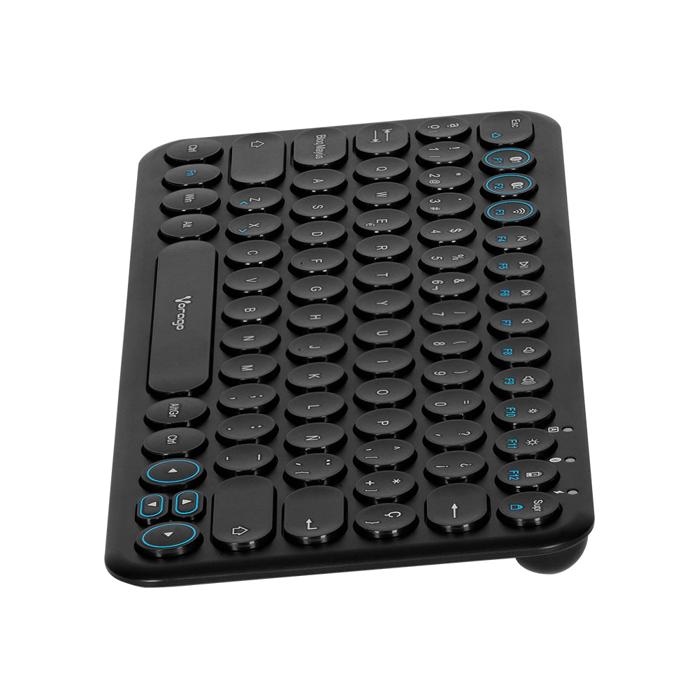 Vorago KBW-400 teclado USB + Bluetooth Negro, Inalámbrico | Teclados