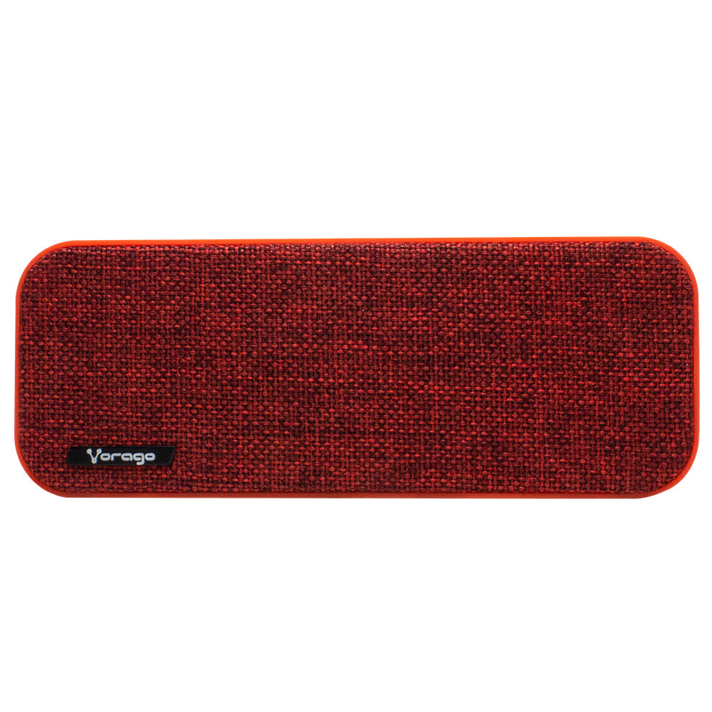 BOCINA VORAGO BLUETOOTH / MSD / USB / 3.5MM TELA ROJO BSP-150 RD