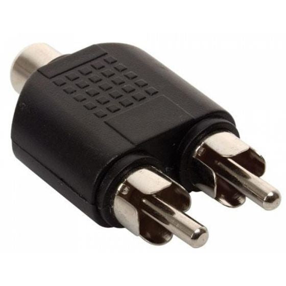 Steren 251-122 cambiadores de género de cables 2 x RCA RCA Negro | Cambiadores de género de cables