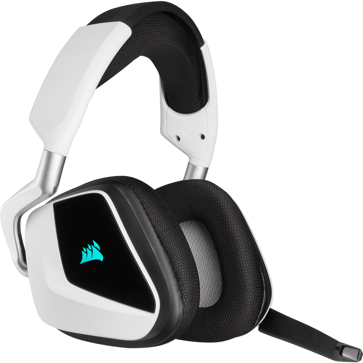 Corsair Void RGB Elite Wireless Auriculares Inalámbrico Diadema Juego Negro, Blanco, 20 - 30000 Hz