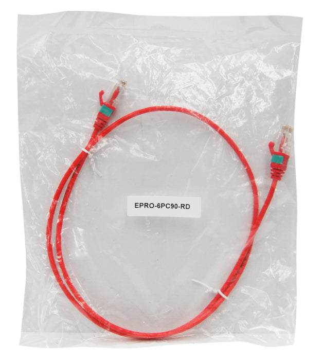 Enson EPRO-6PC90-WH cable de red Rojo 0,9 m Cat6 U/UTP (UTP)
