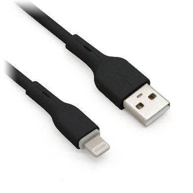 Cable Lightning BROBOTIX 963158, USB V2.0 a Lightning, 1m, Negro