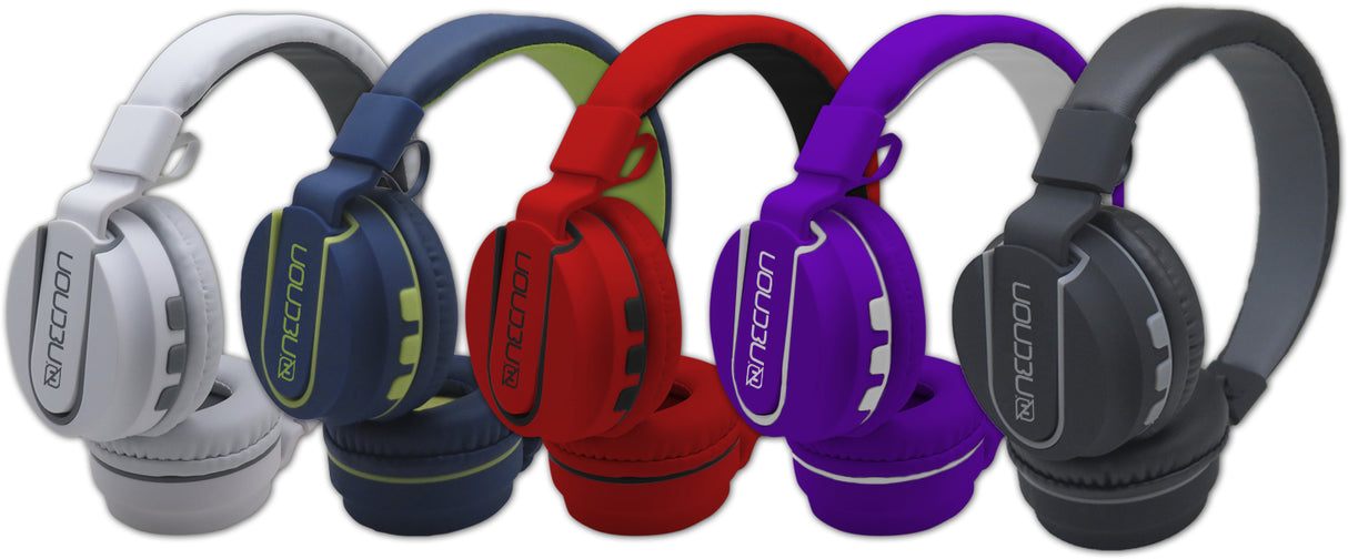 Necnon NBH-05 BT Auriculares Inalámbrico Diadema Llamadas/Música Bluetooth Blanco