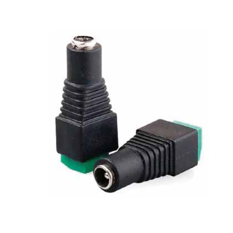 Qian QAY-60307 conector 3.5mm Negro, Macho/Hembra, Derecho, Plástico | Conectores