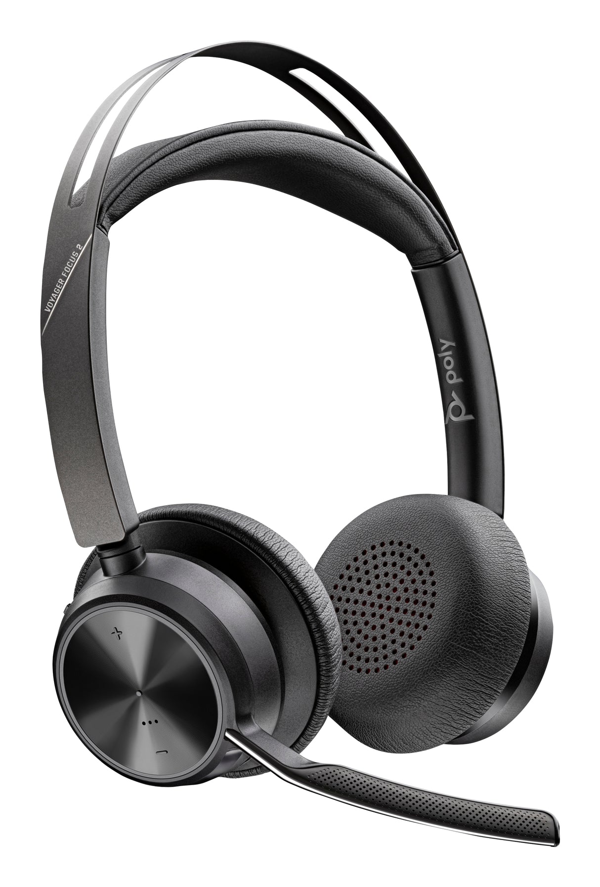 HP Poly Auriculares USB-A Poly Voyager Focus 2 con soporte de carga, Inalámbrico, Oficina/Centro de llamadas, 20 - 20000 Hz