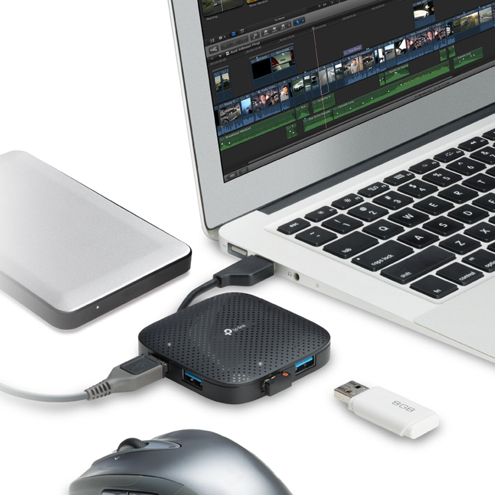 TP-Link UH400 hubs de interfaz USB 3.2 Gen 1 (3.1 Gen 1) Type-A USB 3.2 Gen 1 (3.1 Gen 1) Type-A 4 4
