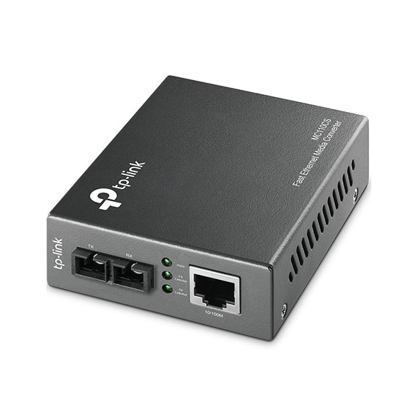 TP-Link Omada MC110CS convertidor de medio 100 Mbit/s 1310 nm Monomodo Negro
