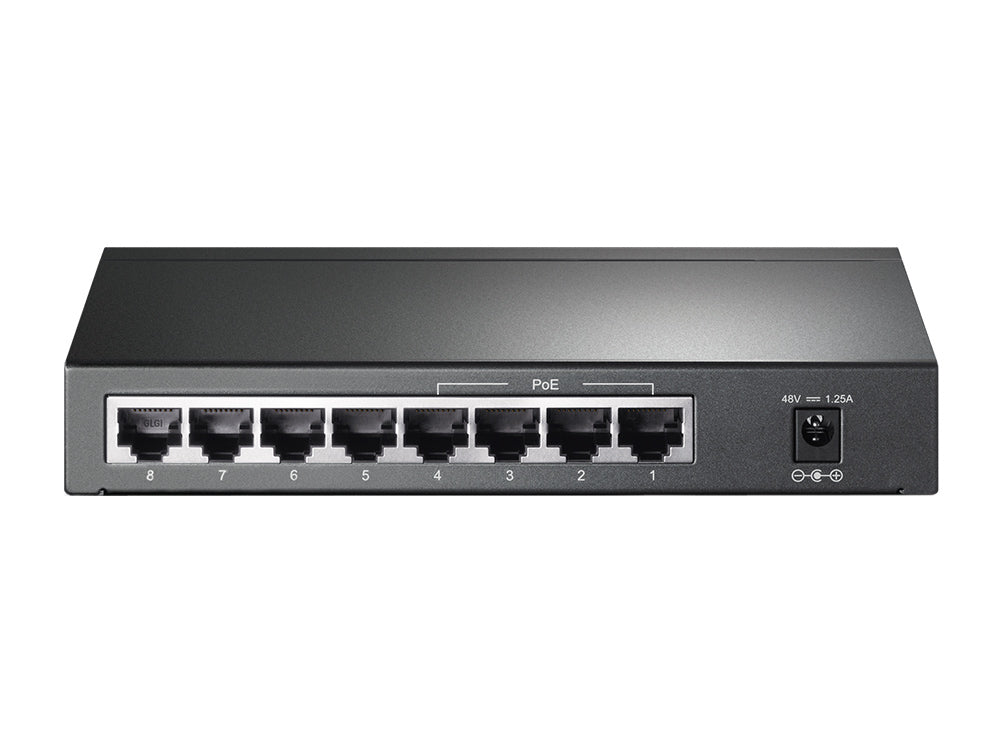 TP-Link TL-SG1008P dispositivo de redes Gestionado 8 Gigabit Ethernet (10/100/1000) 8