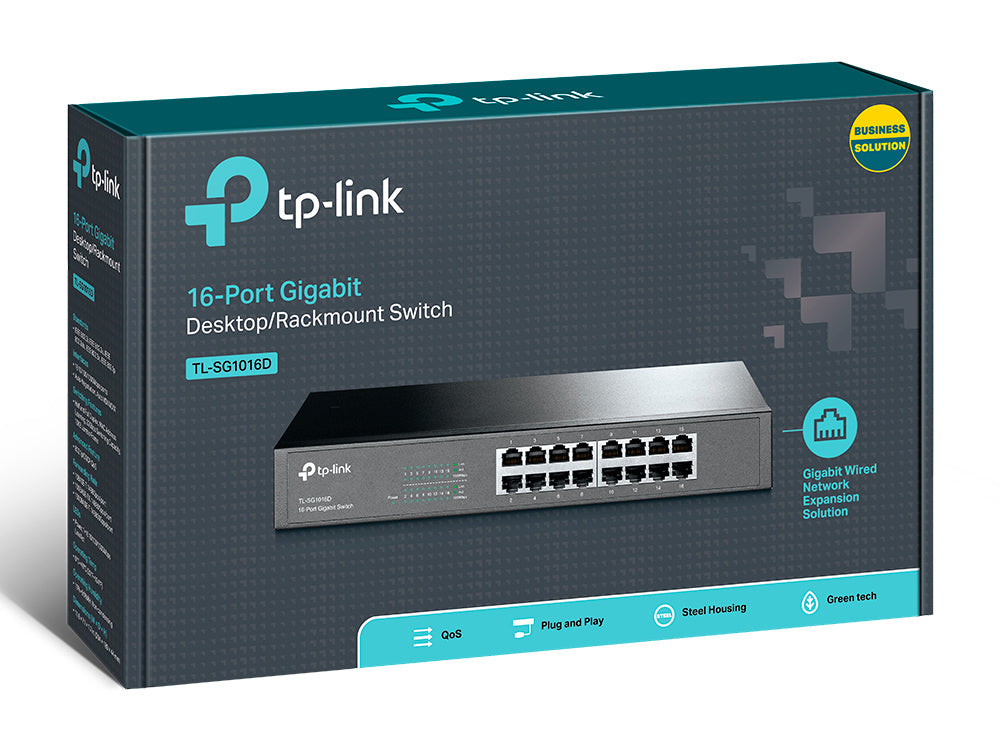 TP-Link TL-SG1016D dispositivo de redes No administrado L2 Si 16