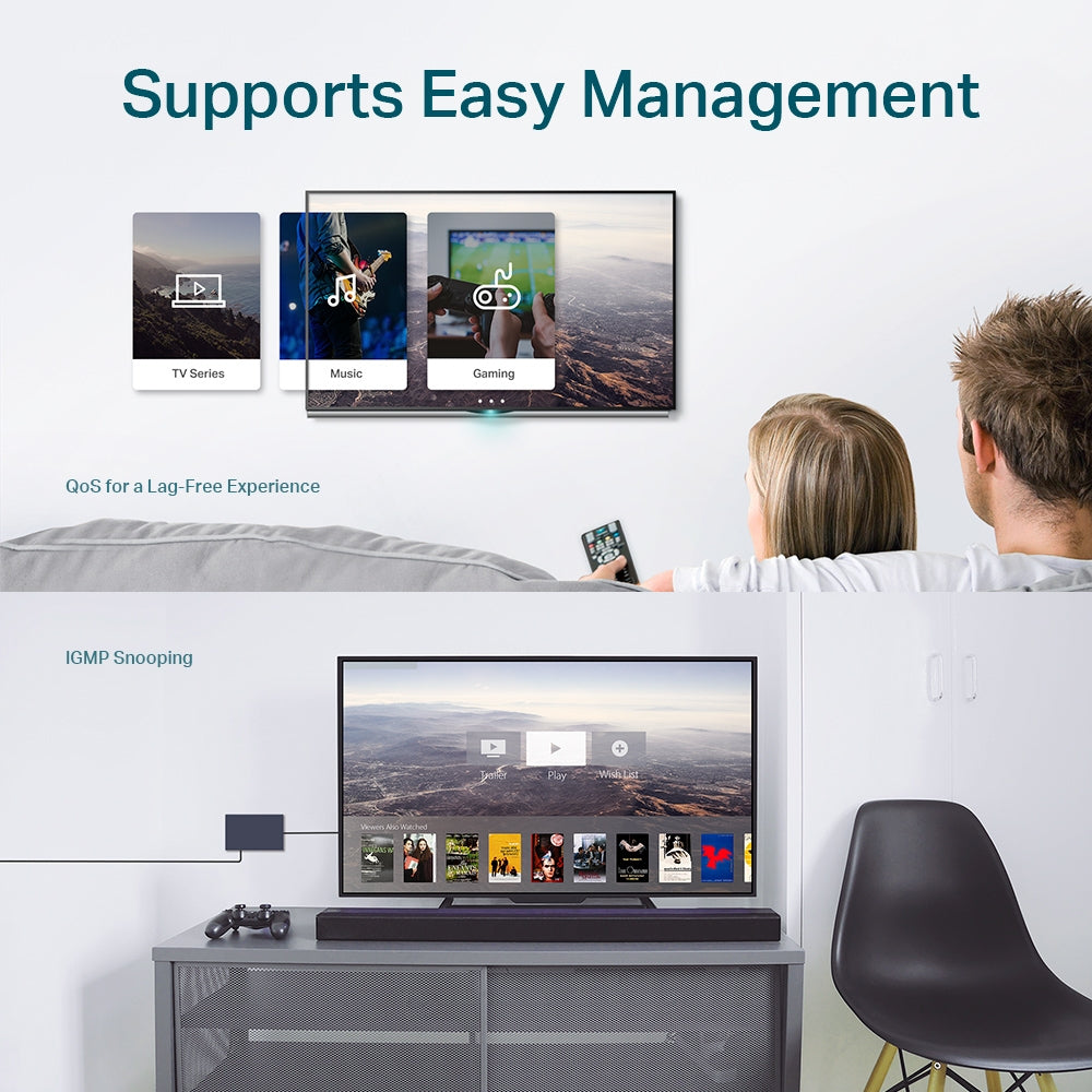 TP-Link TL-SG105E dispositivo de redes Gestionado L2 Si Si
