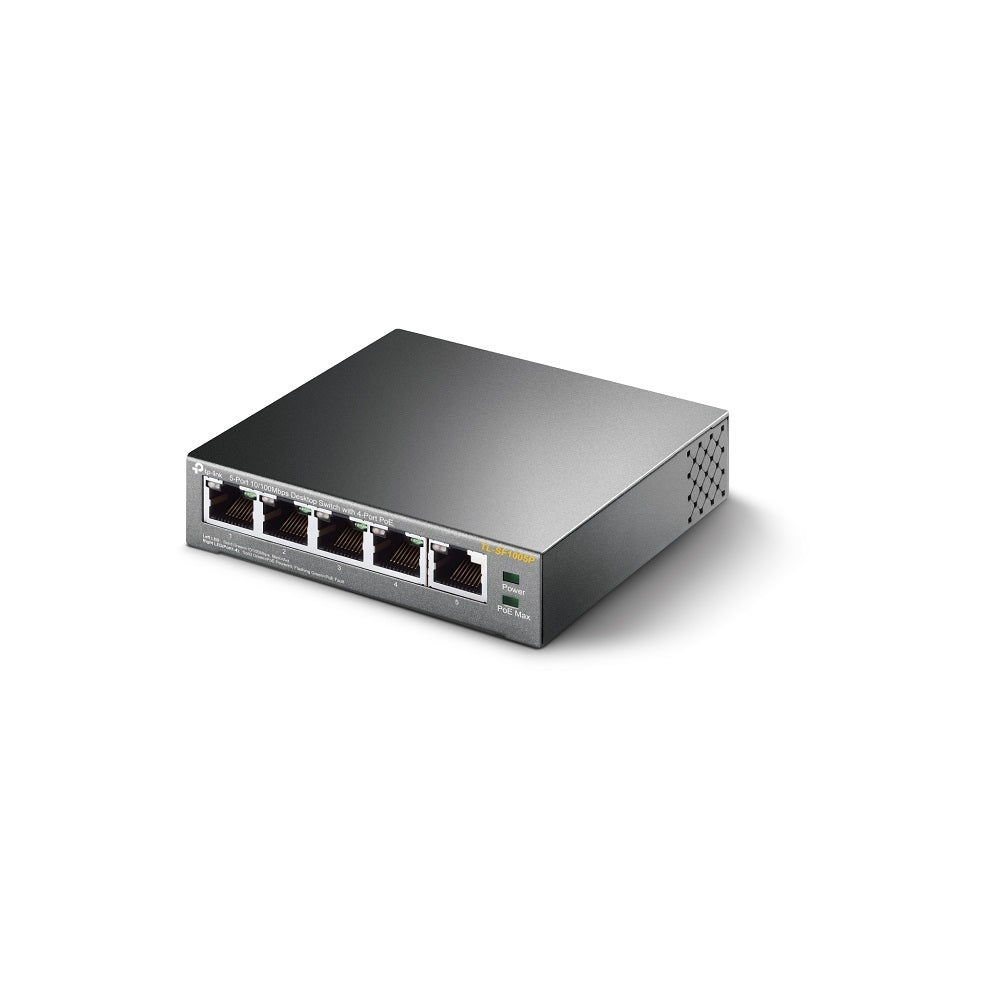 TP-Link TL-SF1005P dispositivo de redes No administrado 5 Fast Ethernet (10/100) IEEE 802.3af, IEEE 802.3x