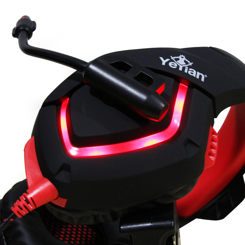 Yeyian YDW-33402 audífono y auriculare Auriculares Alámbrico Diadema Juego Negro, Rojo, 20 - 20000 Hz
