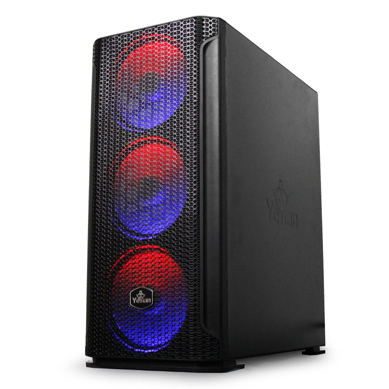 Yeyian Hollow 2500 Midi Tower Negro, ATX, EATX, ITX, YGH-49703 | Gabinetes de computadora