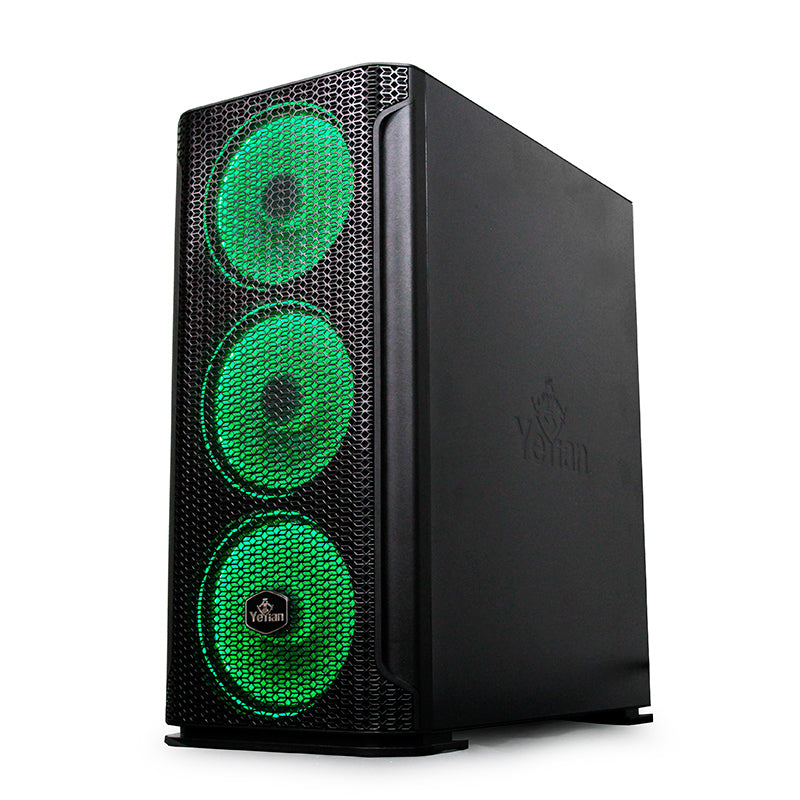 Yeyian Hollow 2500 Midi Tower Negro, ATX, EATX, ITX, YGH-49703 | Gabinetes de computadora