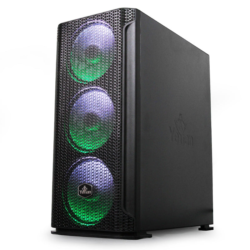 Yeyian Hollow 2500 Midi Tower Negro, ATX, EATX, ITX, YGH-49703 | Gabinetes de computadora