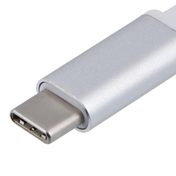 Xtech XTC-540 adaptador gráfico USB 3840 x 2160 Pixeles Plata, USB Tipo C, Salida HDMI