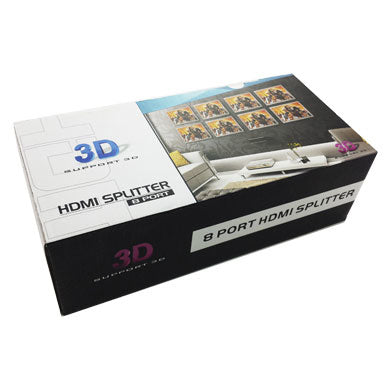 BRobotix 000108 Divisores de vídeo 8 HDMI 1920 x 1080 Pixeles