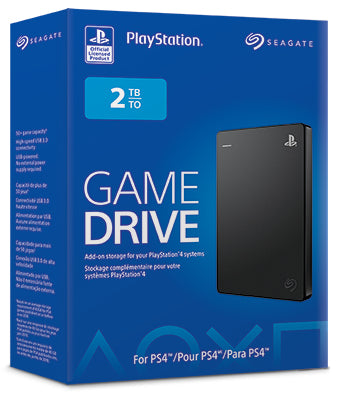 Seagate STGD2000103 accesorios y piezas de videoconsolas PlayStation 4 Negro 2 GB USB