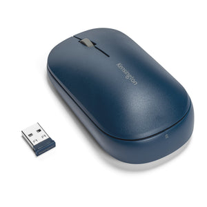Kensington Ratón inalámbrico dual SureTrack™: azul Ratón Viajes Inalámbrico RF Wireless + Bluetooth 2400 DPI