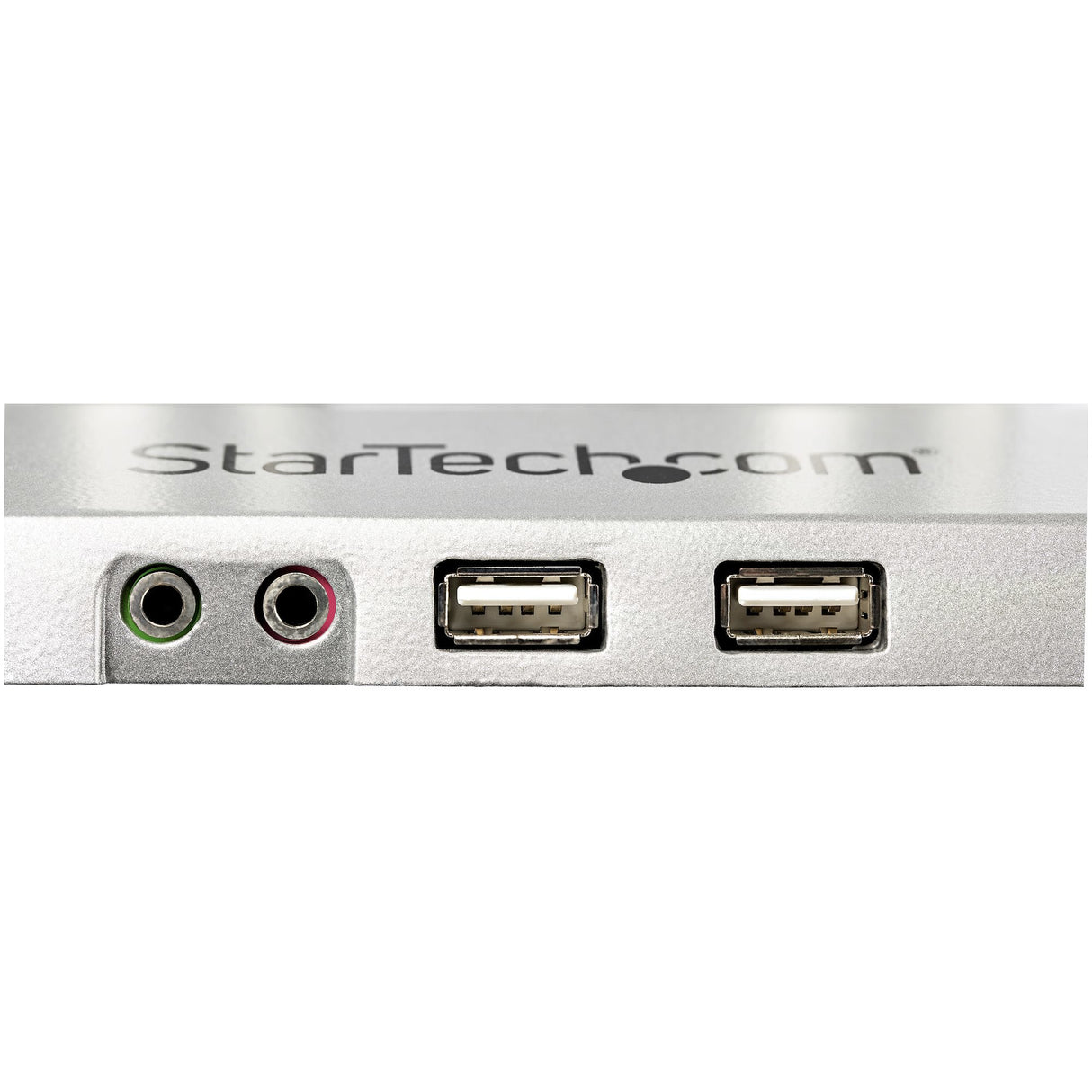 StarTech.com Brazo de Soporte para 2 Monitores - para Pantallas VESA de 15 a 32IN con Hub USB de 2 Puertos Monitor Plata