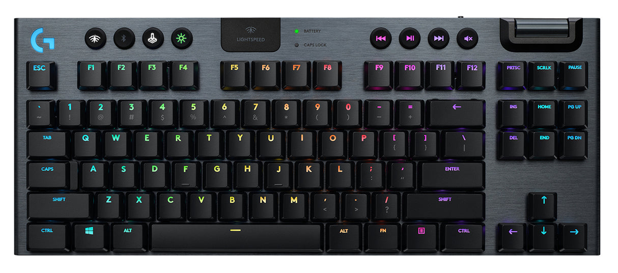 Logitech G 920-009495 teclado Juego RF Wireless + Bluetooth QWERTY Inglés Carbono