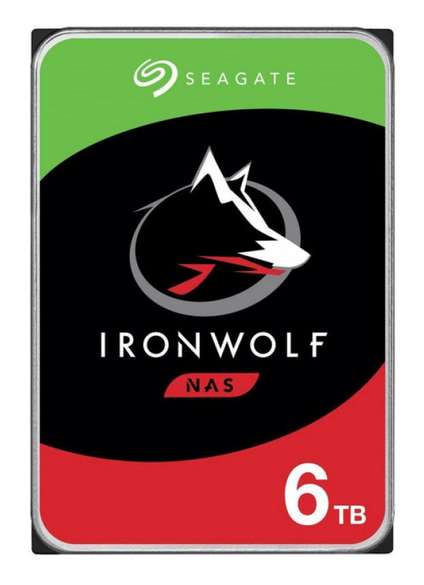 Seagate IronWolf ST6000VN001 disco duro interno 6 TB 5400 RPM 256 MB 3.5" Serial ATA III