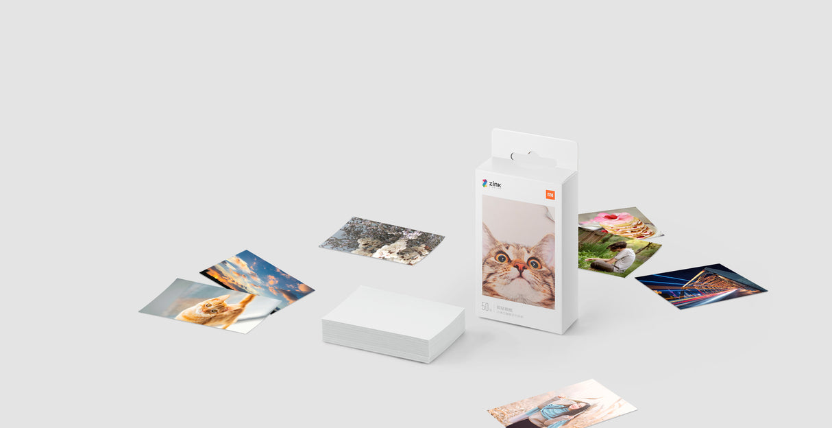 Papel Fotográfico Xiaomi Mi Portable Foto 2X3" 20 Hojas - 26658
