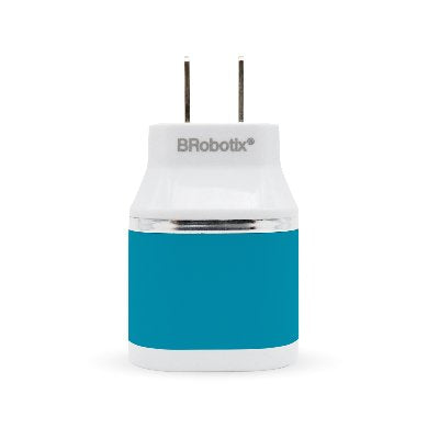BRobotix 161264A Cargador de dispositivos móviles Interior Universal Azul, Blanco