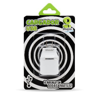 BRobotix 161264B cargador de dispositivo móvil Universal Blanco Corriente alterna Interior