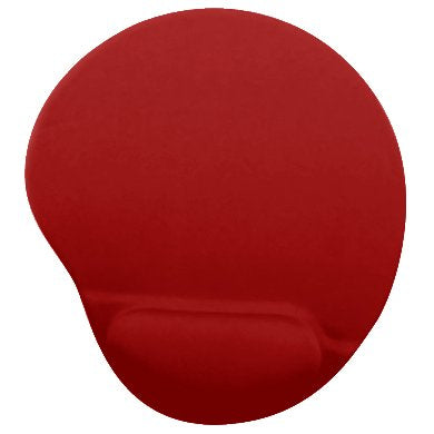 BRobotix 500074R alfombrilla para ratón Cojín de ratón para Juegos Rojo, Monocromático, Gel, Neopreno