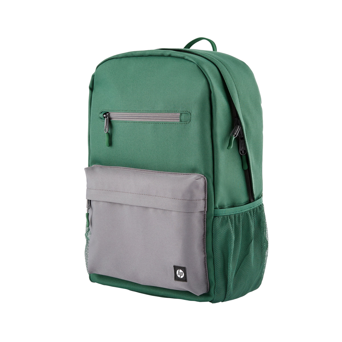 7J595AA - HP Mochila HP Campus verde Laptop Gray; Green 39,6 cm (15.6") Mochila Poliéster, Poliespuma