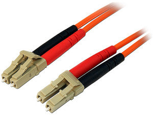 Cable Patch de Fibra Duplex Multimodo 50/125 10m LC a LC, 10Gbps, LSZH, 2 conectores