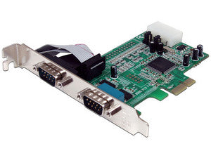 Tarjeta Controladora StarTech PCI Express con 2 Puertos Seriales DB9, Velocidad de Transferencia de Datos de hasta 460.8 Kbps