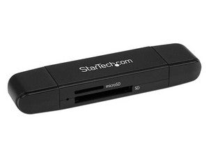 Lector Grabador USB 3.0 Tipo C y USB-A de Tarjetas SD Micro SD, Alimentado por USB