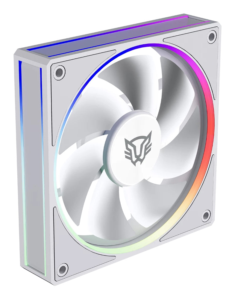 Balam Rush BR-942218 sistema de refrigeración de computadora Gabinete de la computadora Ventilador 12 cm Blanco