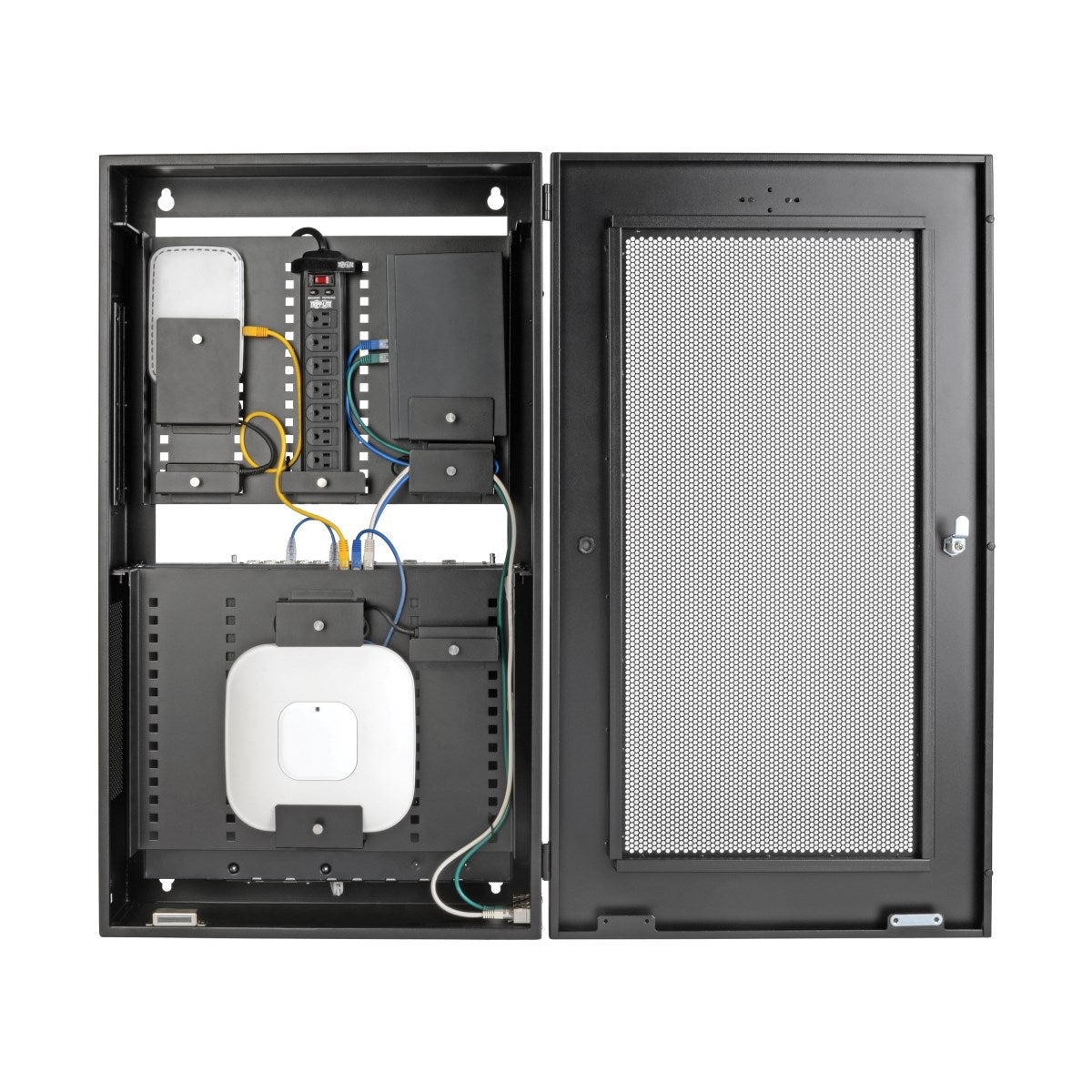 Tripp Lite SRWF6UMOD Gabinete para Cableado Estructurado SmartRack de 3U de Bajo Perfil, de Profundidad de Switch para I
