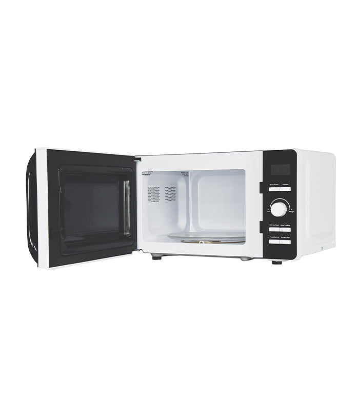 WINIA KOS-61HW microondas Negro, Blanco Solo microondas Mostrador 19.8 L 700 W, Pantalla incorporada, LED