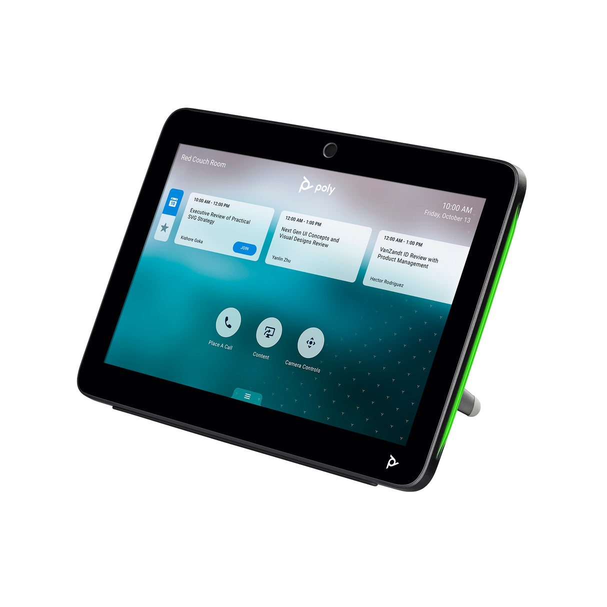 HP Poly TC10 Touch Controller Black accesorios para videoconferencias Negro Si 25,6 cm (10.1") 1280 x 800 Pixeles