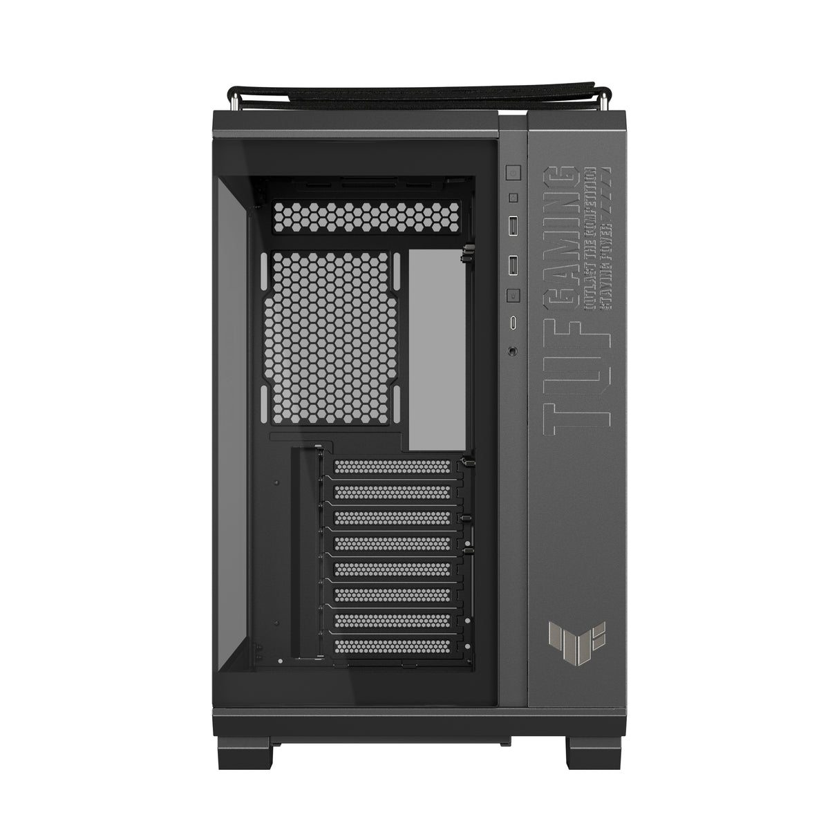 ASUS TUF Gaming GT502 Horizon carcasas ordenador Midi Tower PC Negro ATX, micro ATX, Mini-ITX