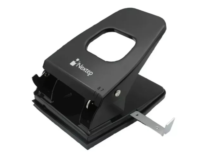 Nextep NE-120 perforador de papel 25 hojas Negro