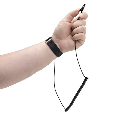 StarTech.com ESD-WRIST-STRAP Muñequeras antiestáticas Negro 1 MΩ 150 cm