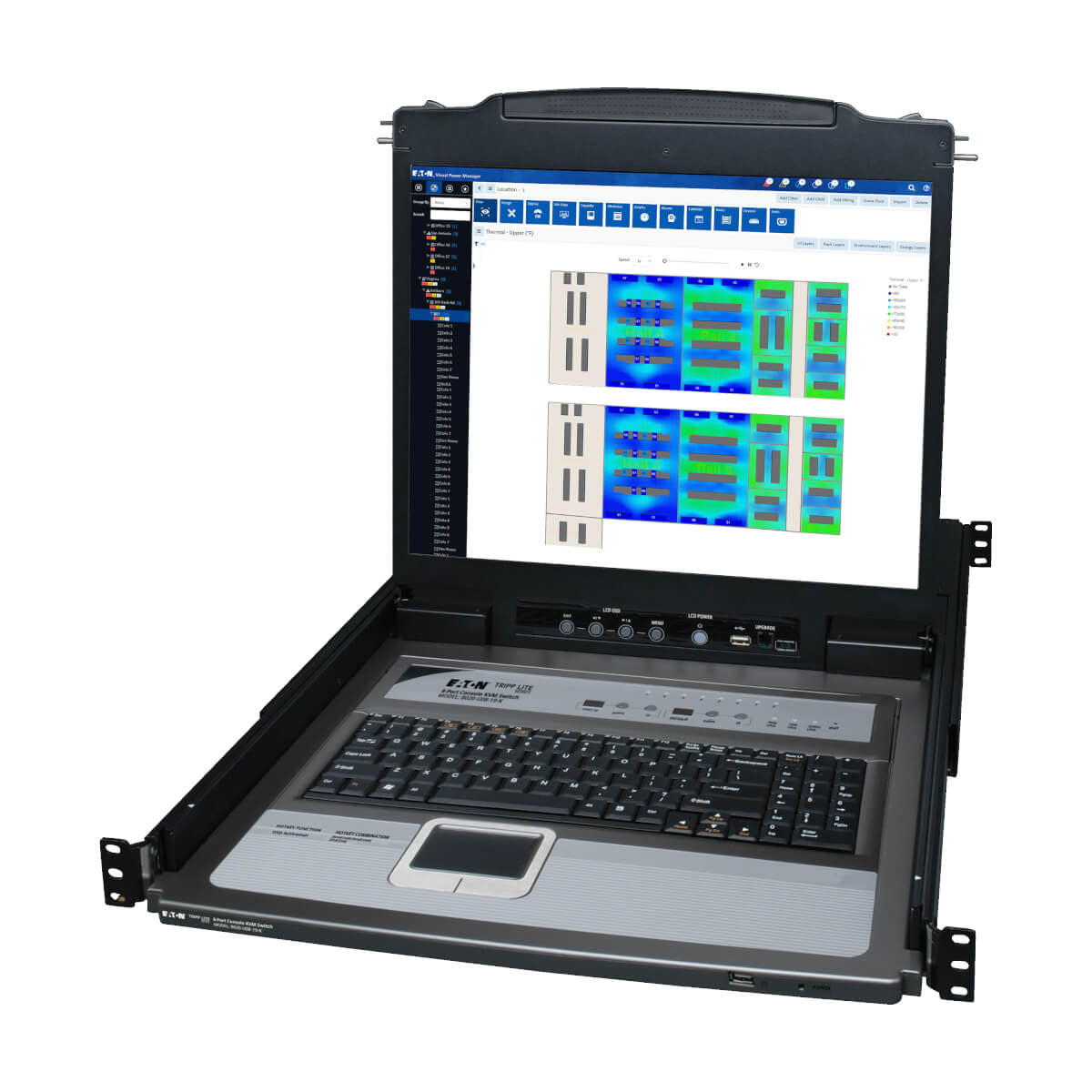 Tripp Lite B020-U08-19-K, 1280 x 1024 Pixeles, LCD, VGA | Consolas de rack