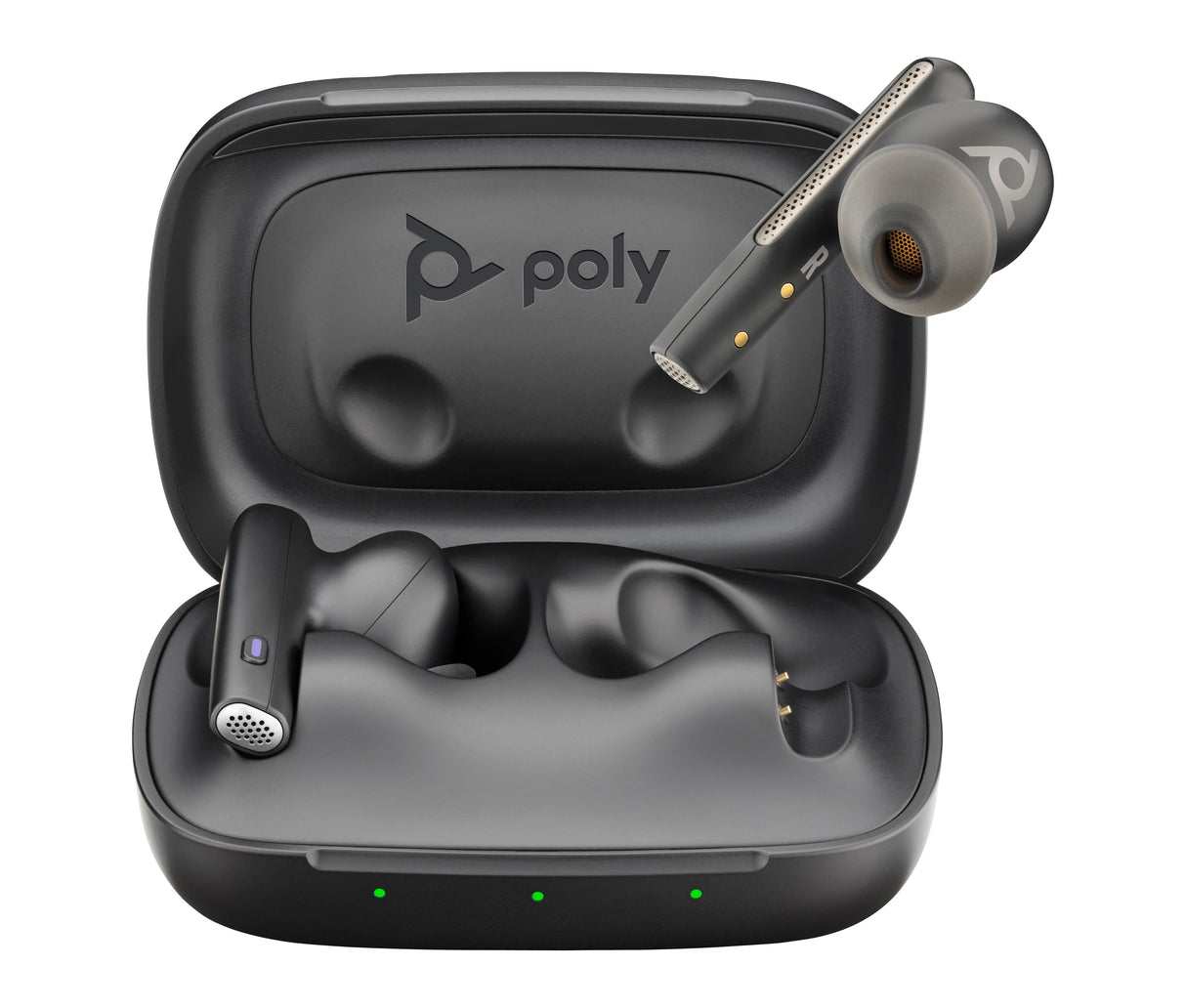 HP Poly Intrauriculares Poly Voyager Free 60 UC M +Adaptador USB-A BT700 +Estuche de carga básico Auriculares Auriculares Dentro de oído Llamadas/Música Binaural