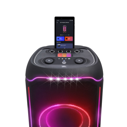 JBL Bocina con Subwoofer PartyBox Ultimate, Bluetooth, Inalámbrico, 1.100W RMS, USB, Negro